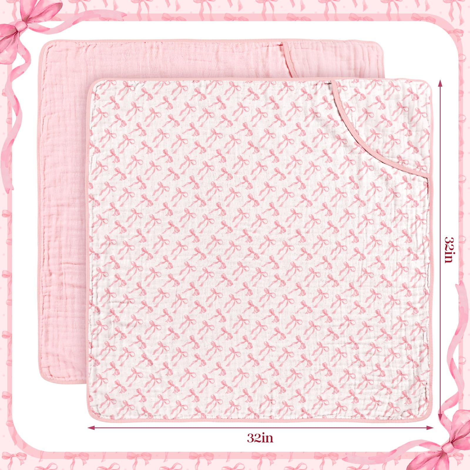 Hahafelt 100% muslin cotton close-up shows soft, absorbent fabric