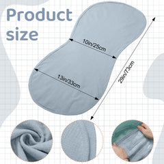 Hahafelt organic cotton changing pad liner closeup material—soft breathable fabric.