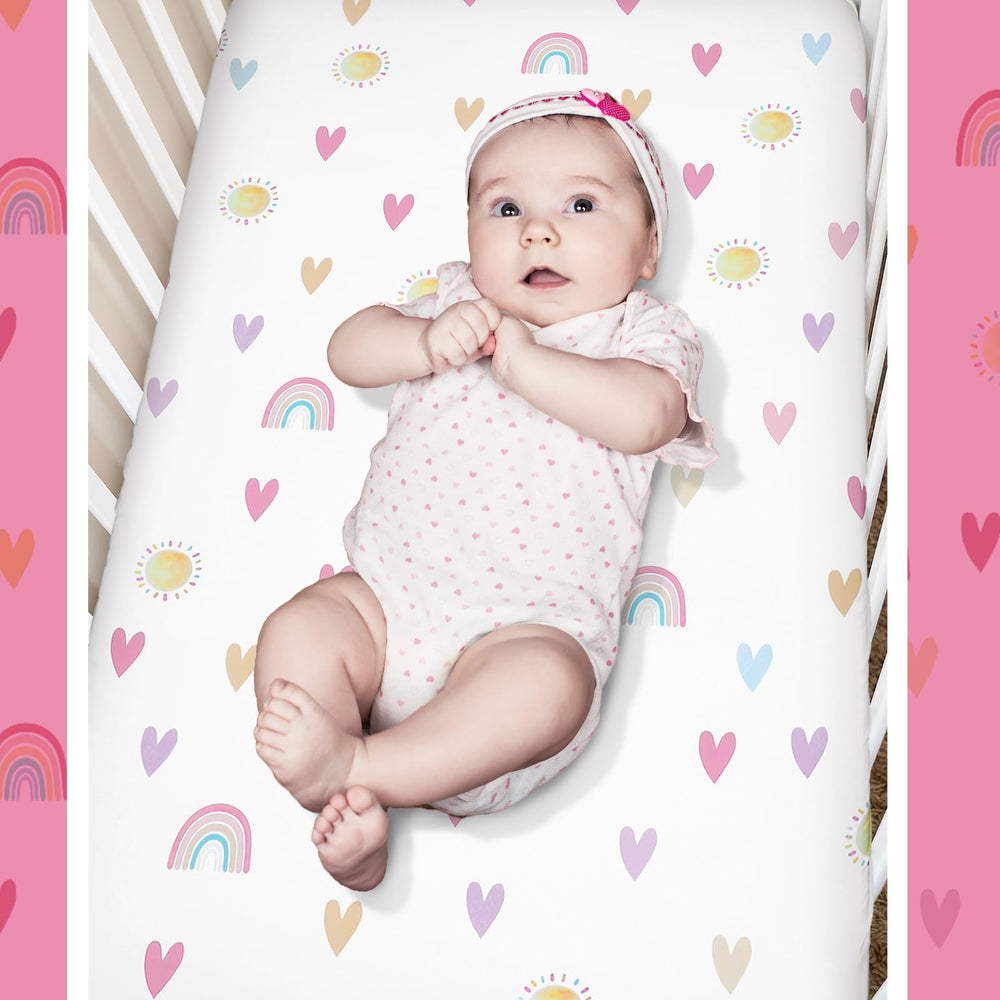 Hahafelt pastel colors create soft vibes ideal for a calm nursery setup.