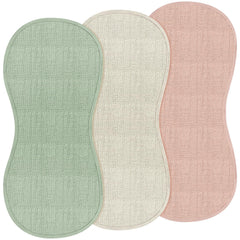 Hahafelt peanut-shape liner folded for compact travel-ready changing surface