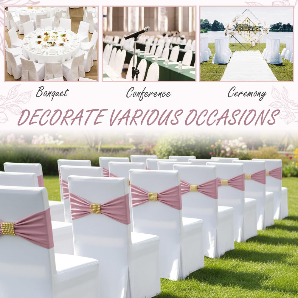 Hahafelt reusable washable chair sashes for frequent events