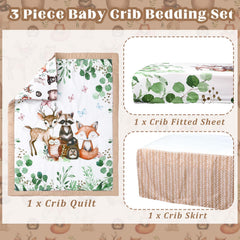 Hahafelt safari animals crib sheet with elastic demonstrates easy care and snug fit