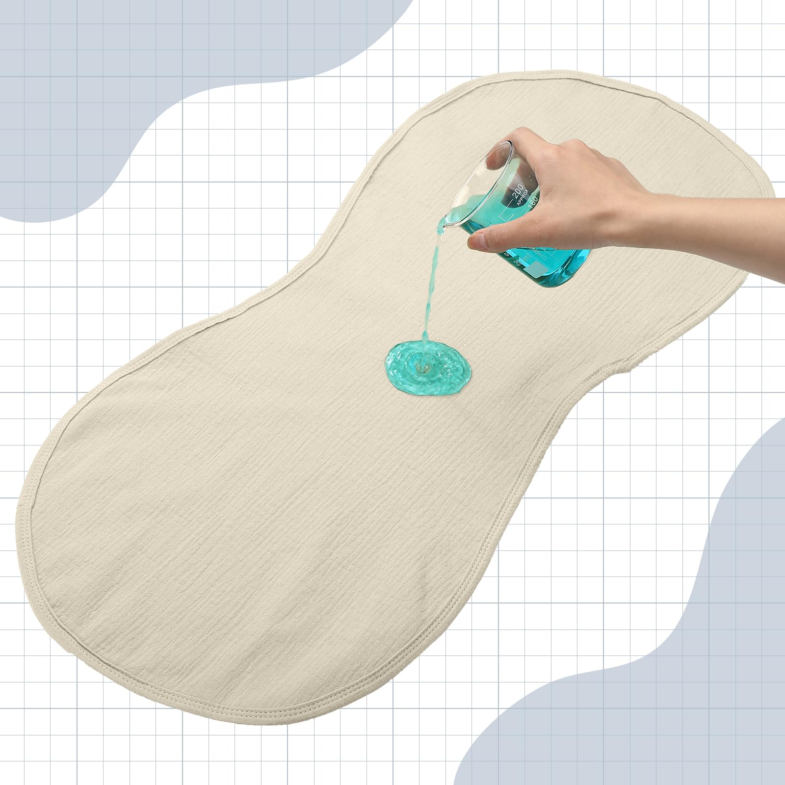 Hahafelt travel changing pad liner compact-use—easy packing for outings.
