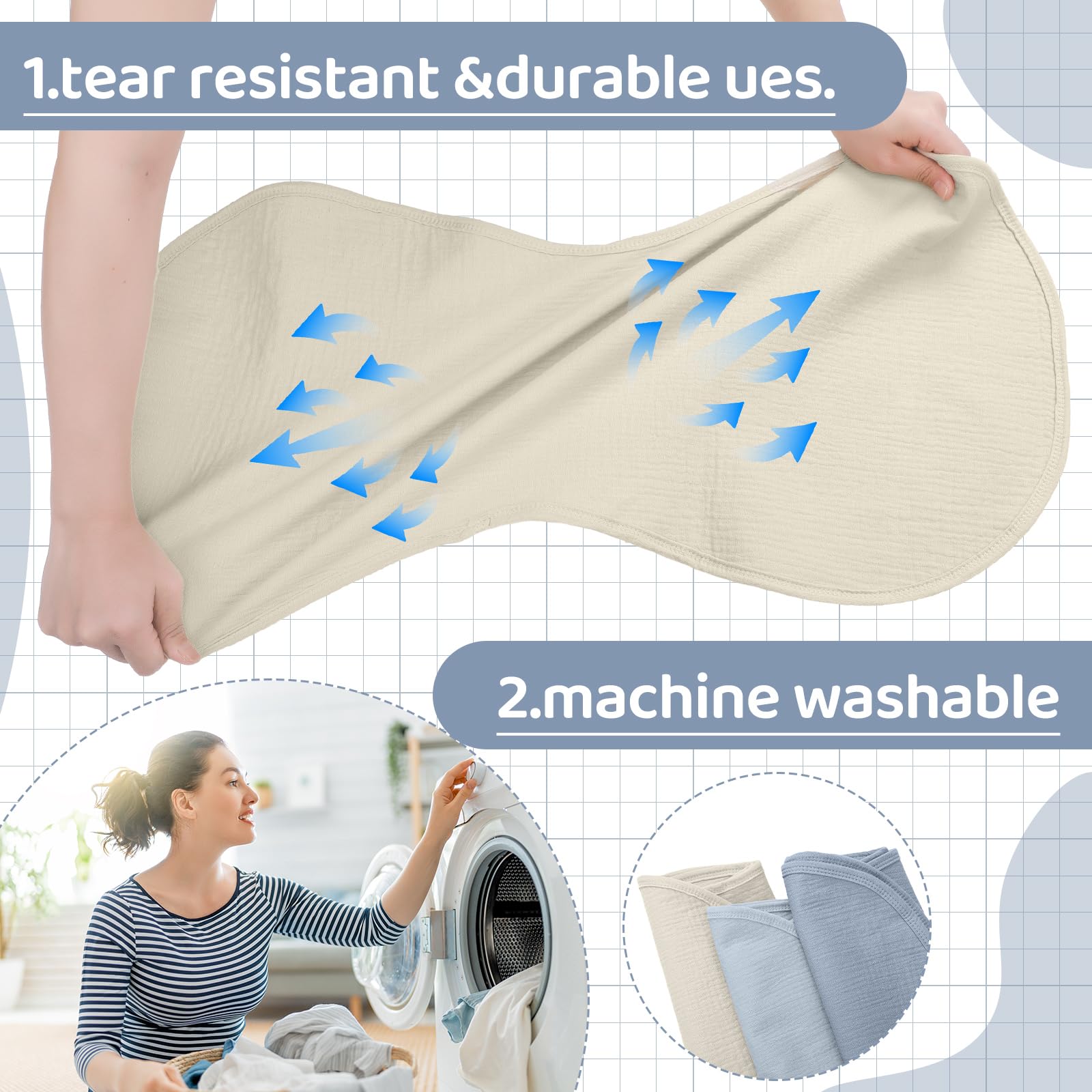 Hahafelt waterproof compartment liner inside—contains mess for quick cleanups.