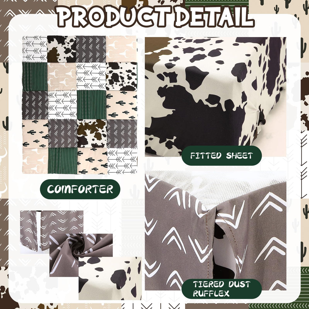 Hahafelt bed skirt over crib base provides neat, clean nursery look