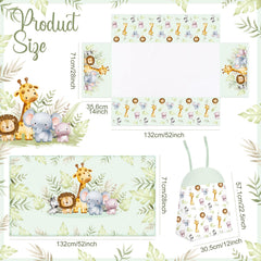 Hahafelt wildlife blanket and comforter with gentle texture for cuddles