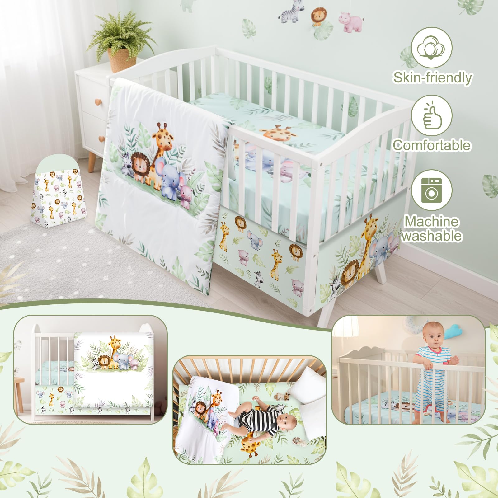 Hahafelt wildlife diaper stacker keeps essentials within easy reach