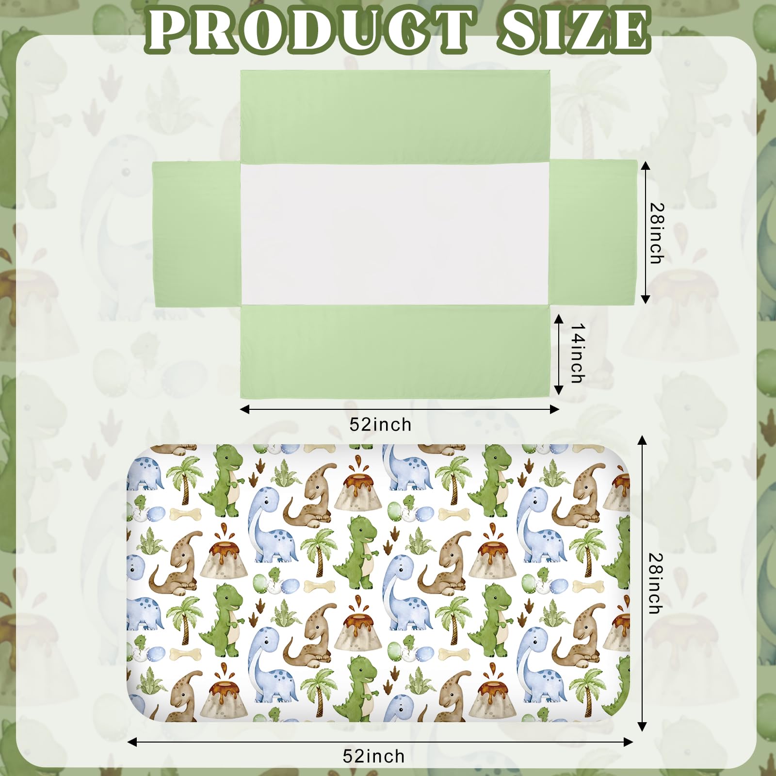Hahafelt woodland animals crib skirt anchors the neutral nursery style