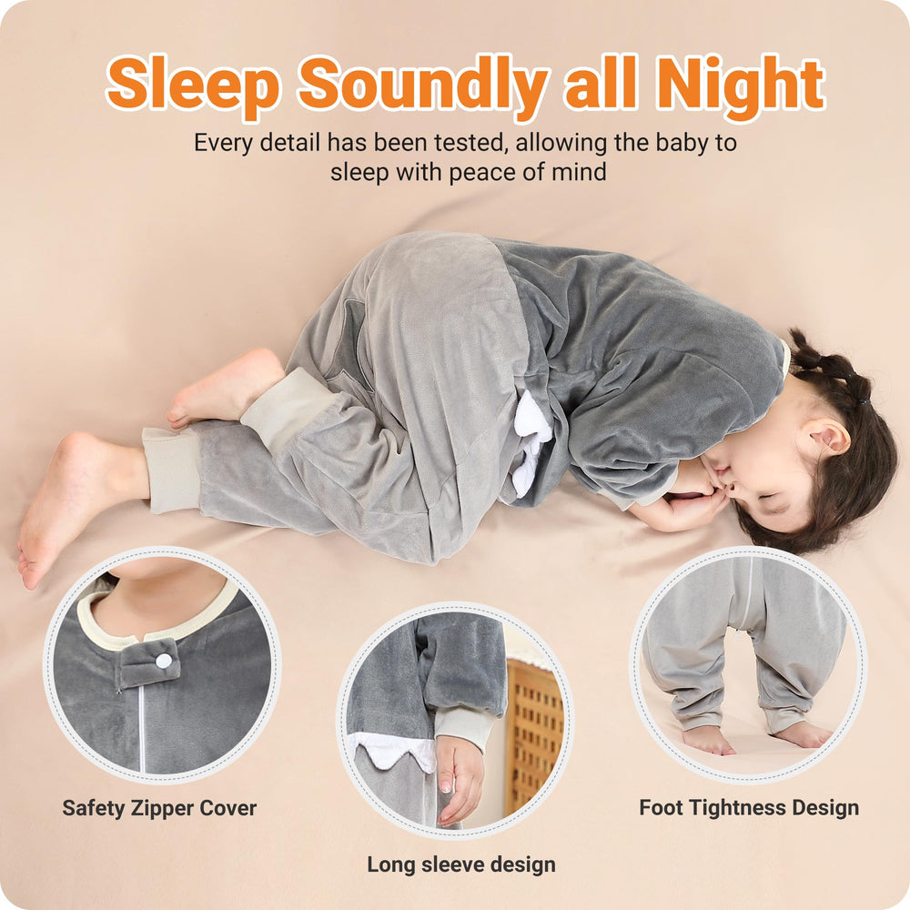 HAHASHOW 4-season unisex sleeping sack provides breathable warmth.