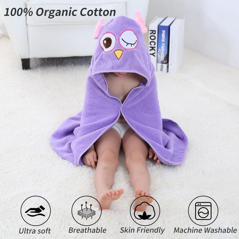 HAHASHOW baby towel demonstrating wrap or swaddle versatility