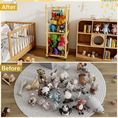HAIDAIYA cube-storage design for kids rooms maximizes space and storytelling play