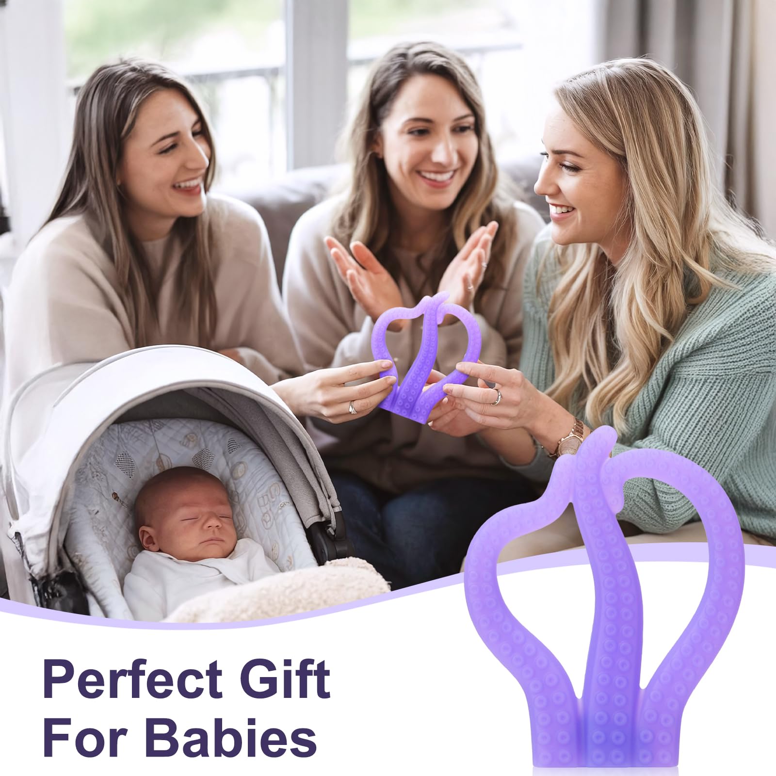 HAILI XMGQ Octopus Teether easy to clean and inspect.