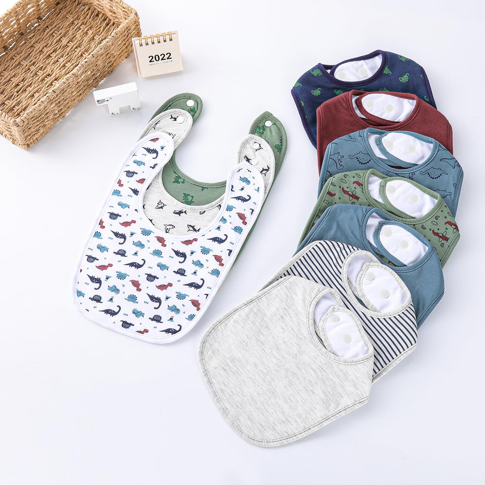 Hakochia baby bib durable fabric built to last beyond teething phase.