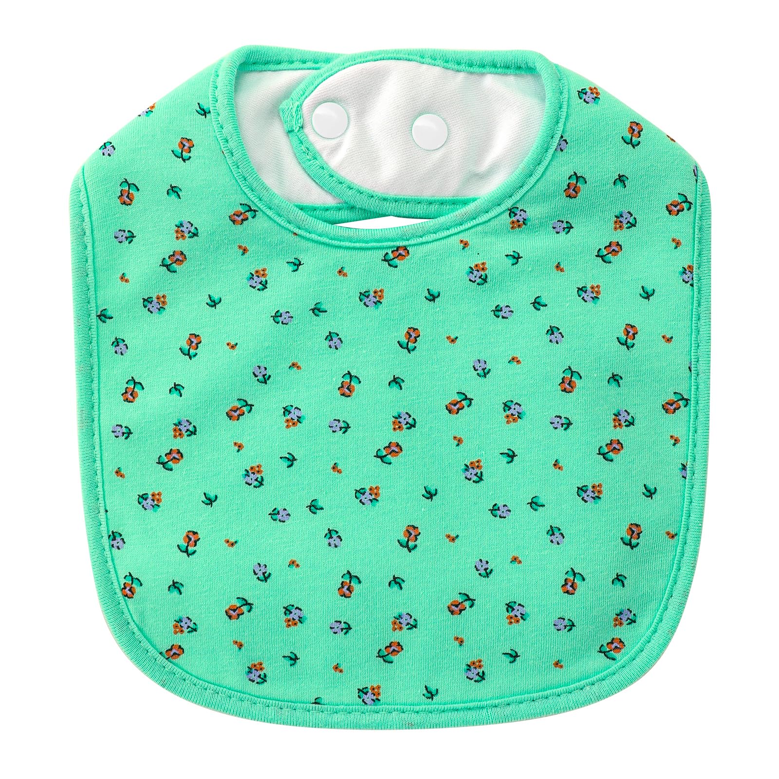 Hakochia bib size range 3-36 months in use.