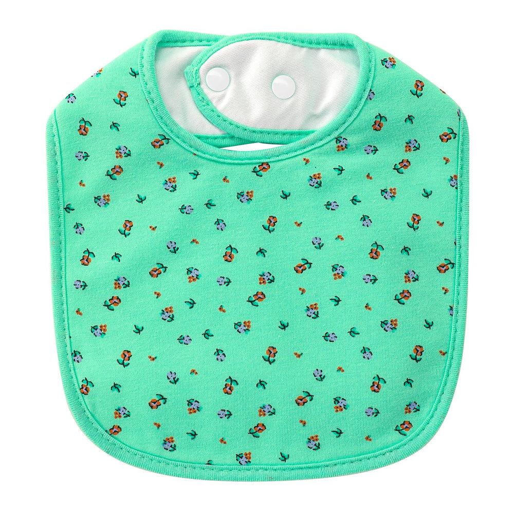 Hakochia bib size range 3-36 months in use.