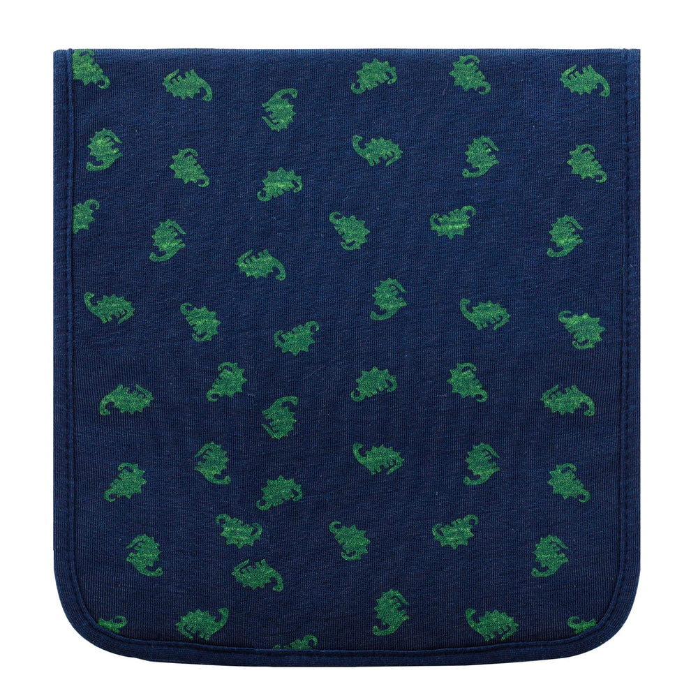 Hakochia burp cloths with neutral palette harmonize with baby gear.