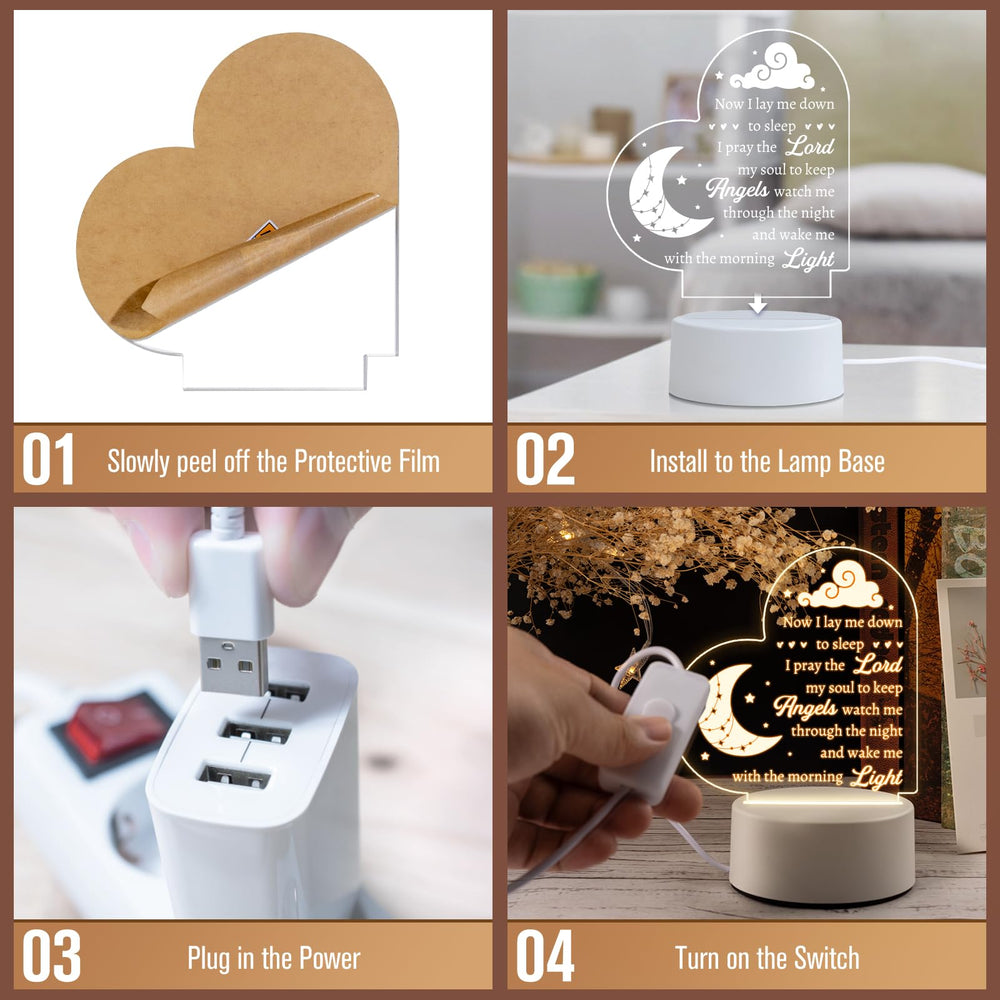Hakumata birthday gift night light creating a comforting atmosphere