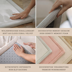 Hakuna Matte non-slip backing; helps prevent slips during floor play.