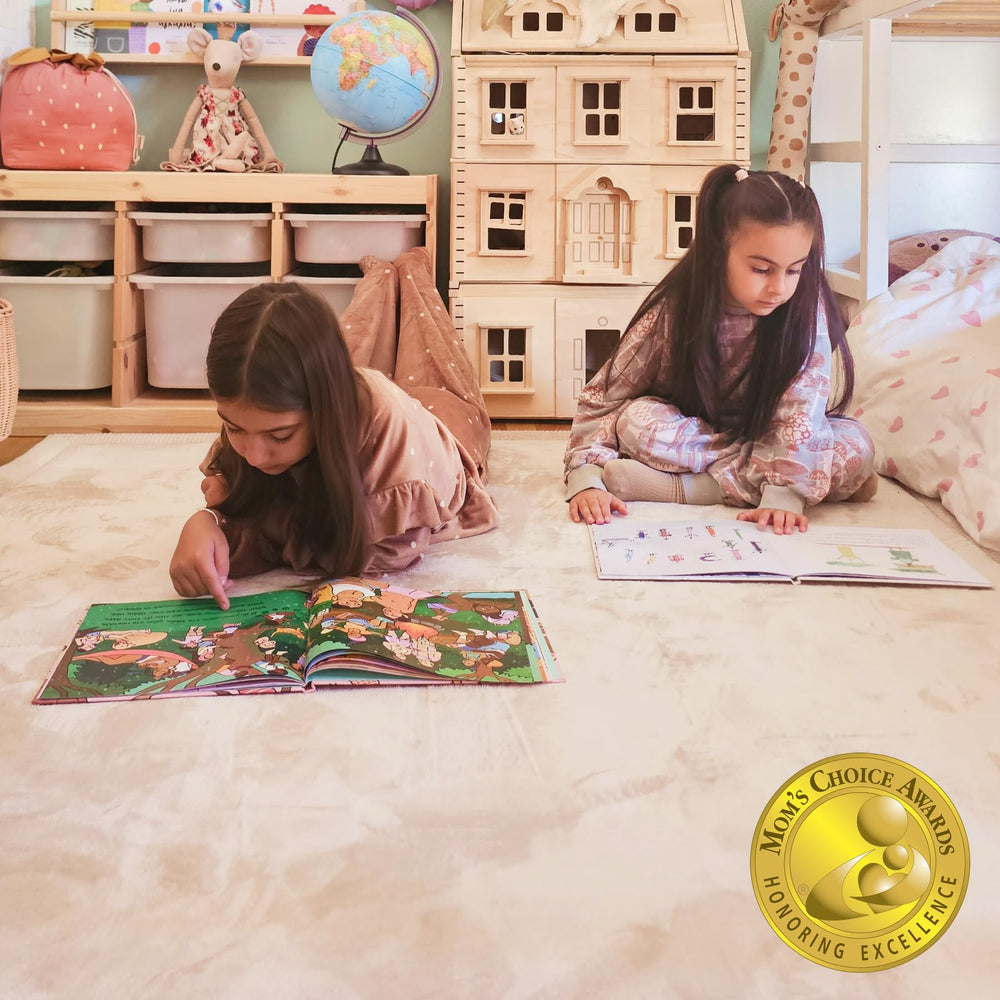 Hakuna Matte easy-cleaning damp-wipe surface for busy caregivers