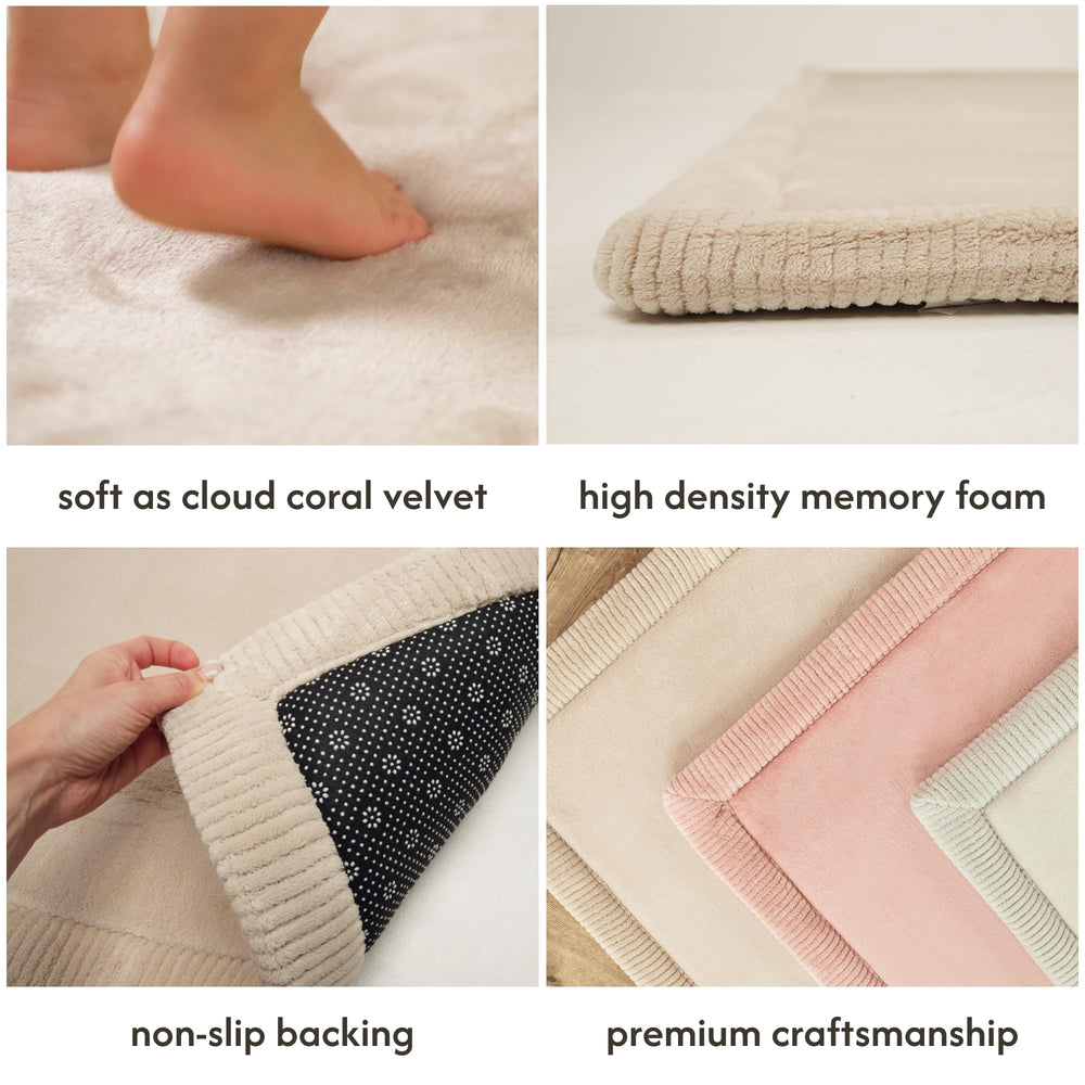Hakuna Matte memory foam core cross-section illustrating cushioned support