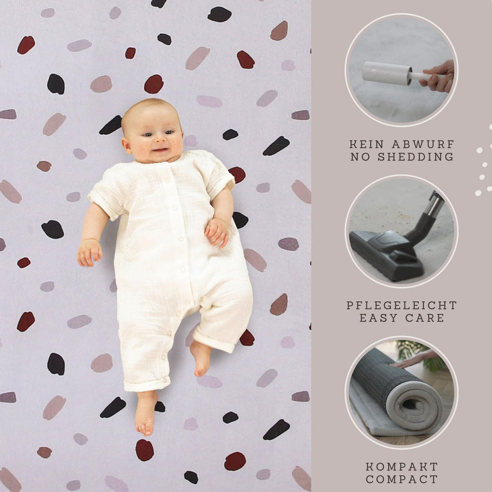 Hakuna Matte Play Mat folded for easy storage and transport.