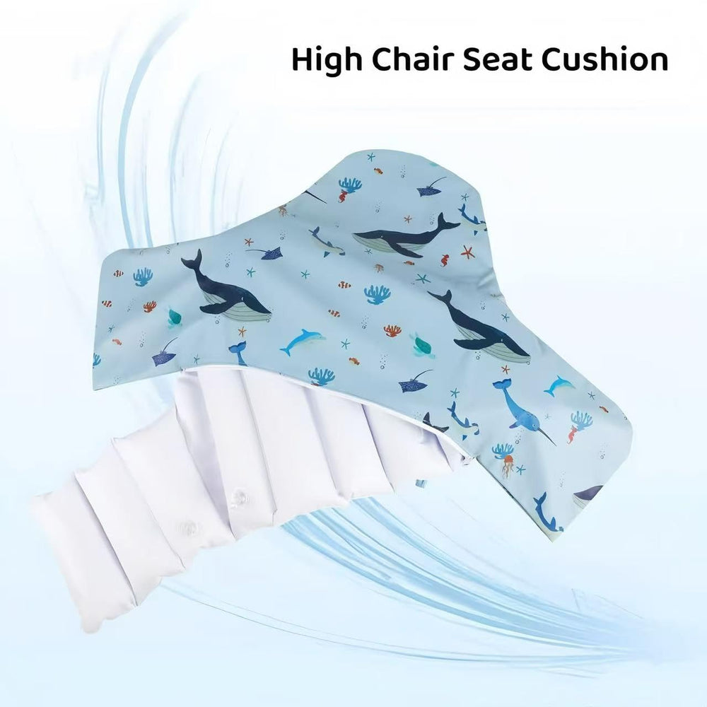 HALAA VAUVA inflatable inner closeup highlights adjustable firmness for mealtime support.