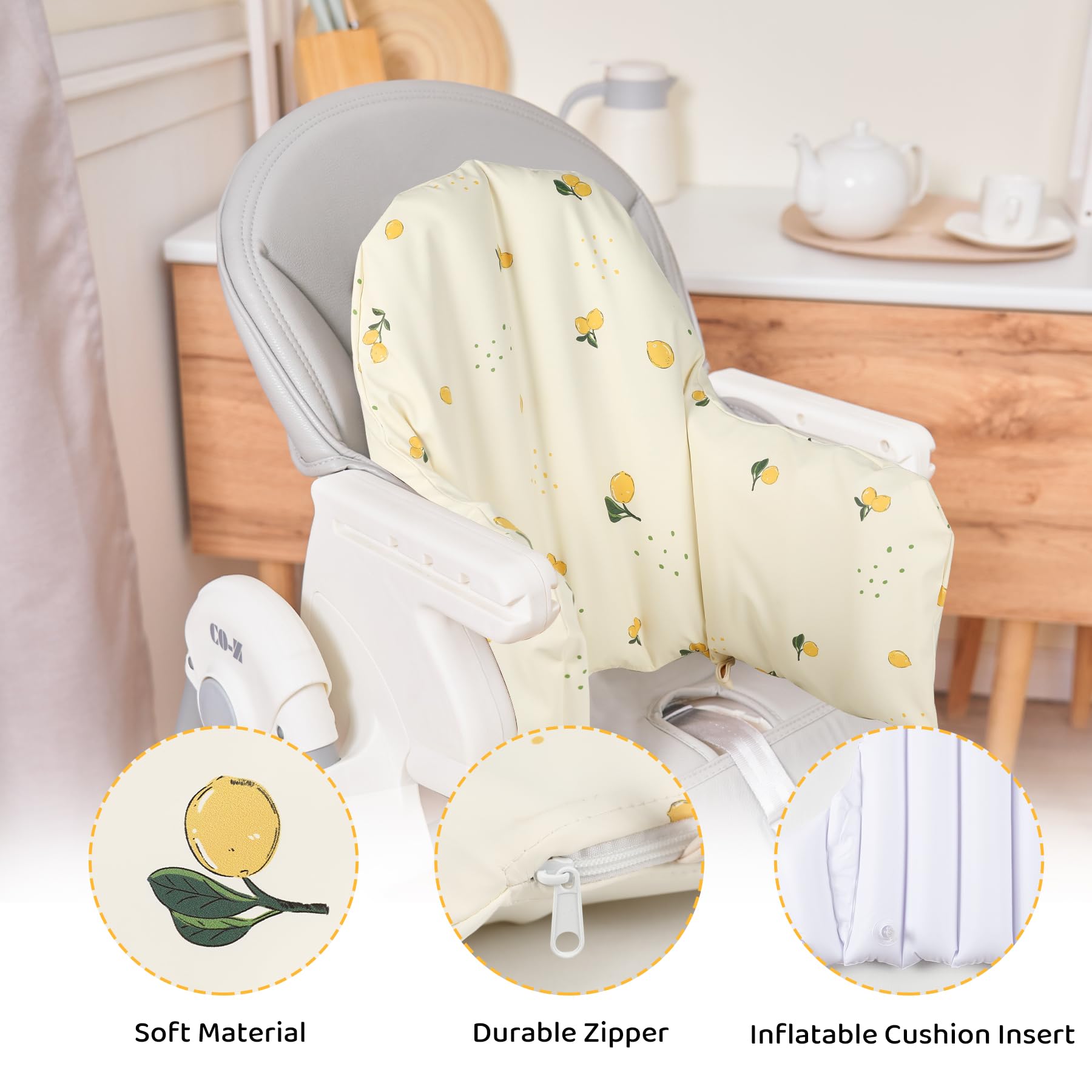 HALAA VAUVA inflatable inner lining lets you adjust firmness for comfort.