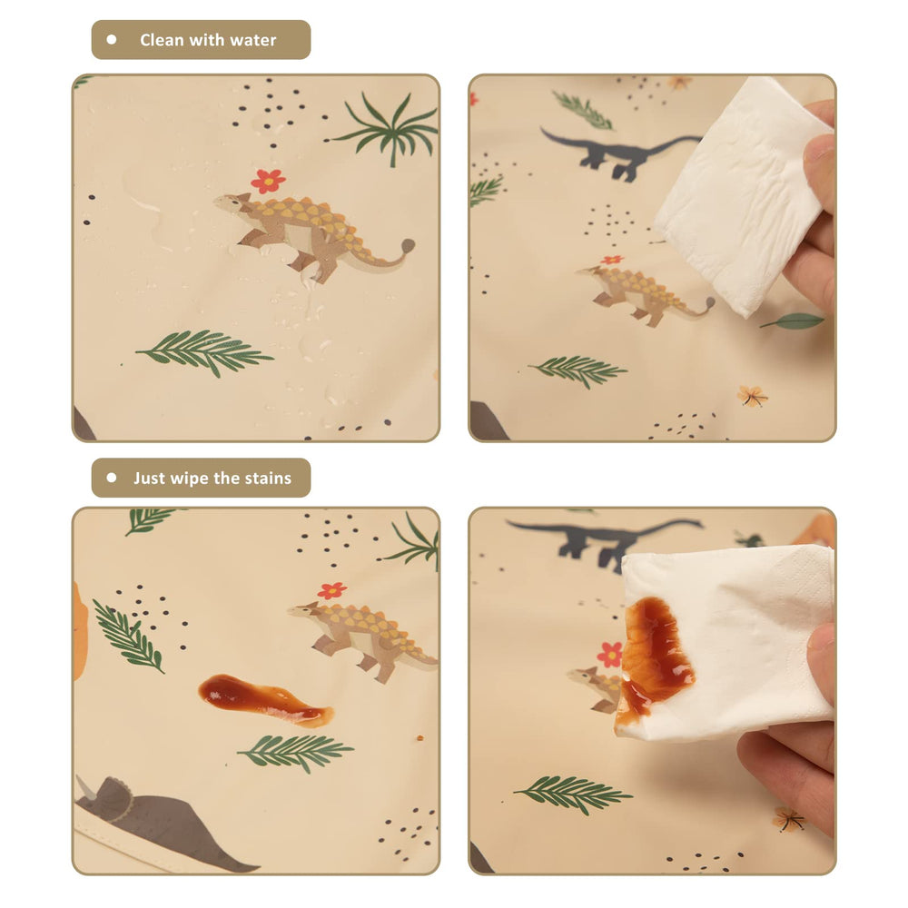 HALAA VAUVA packable bib travels easily, keeping mess under control.