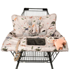 HALAA VAUVA shopping cart cover folded into storage bag for easy transport