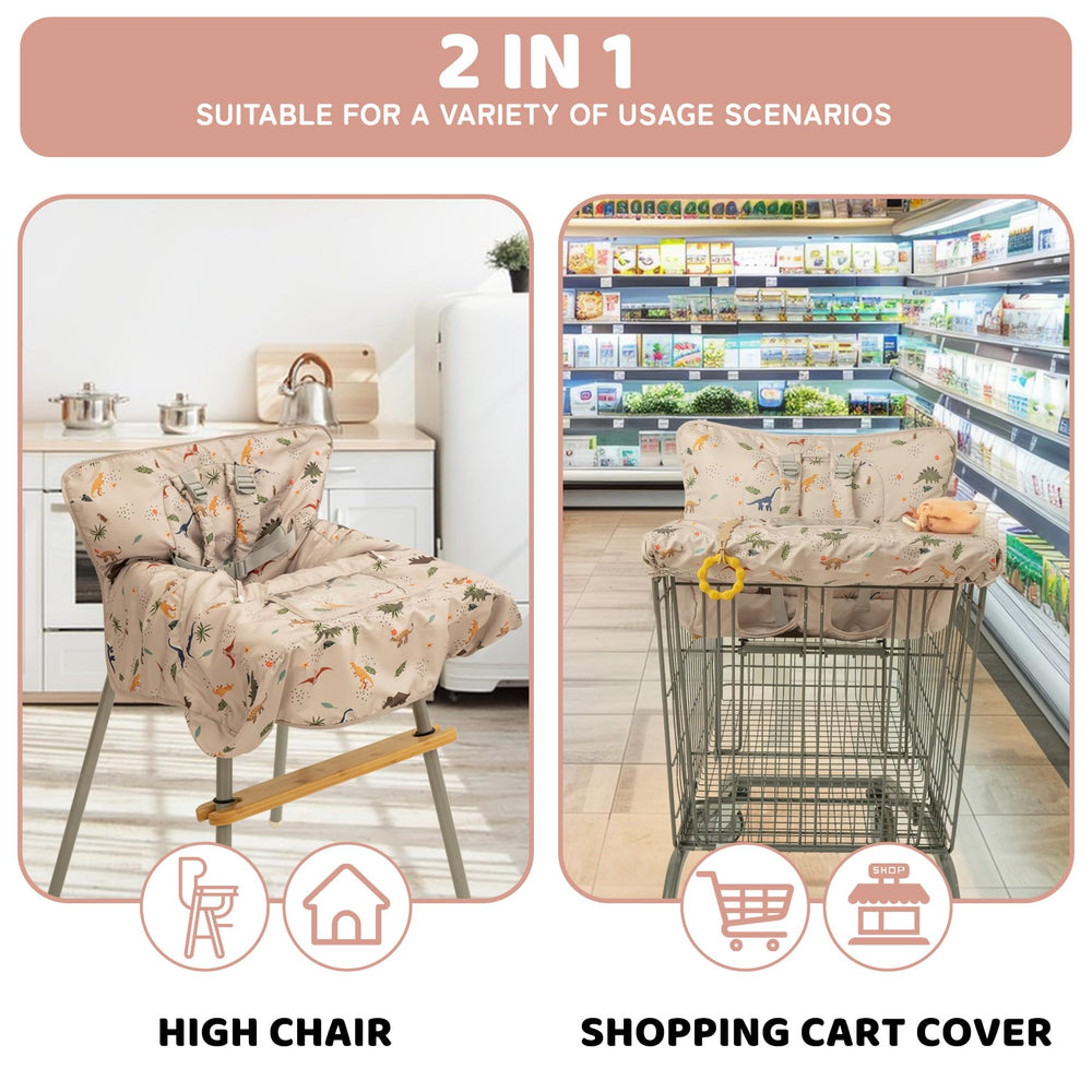 HALAA VAUVA machine-washable cart cover for quick cleaning after outings.