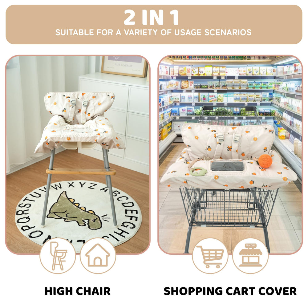 HALAA VAUVA cart cover uses soft, breathable fabric for comfortable seating.