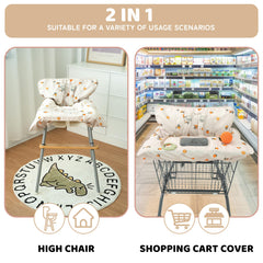 HALAA VAUVA cart cover uses soft, breathable fabric for comfortable seating.