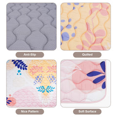 Haleeone baby play mat with child crawling on cushioned surface.