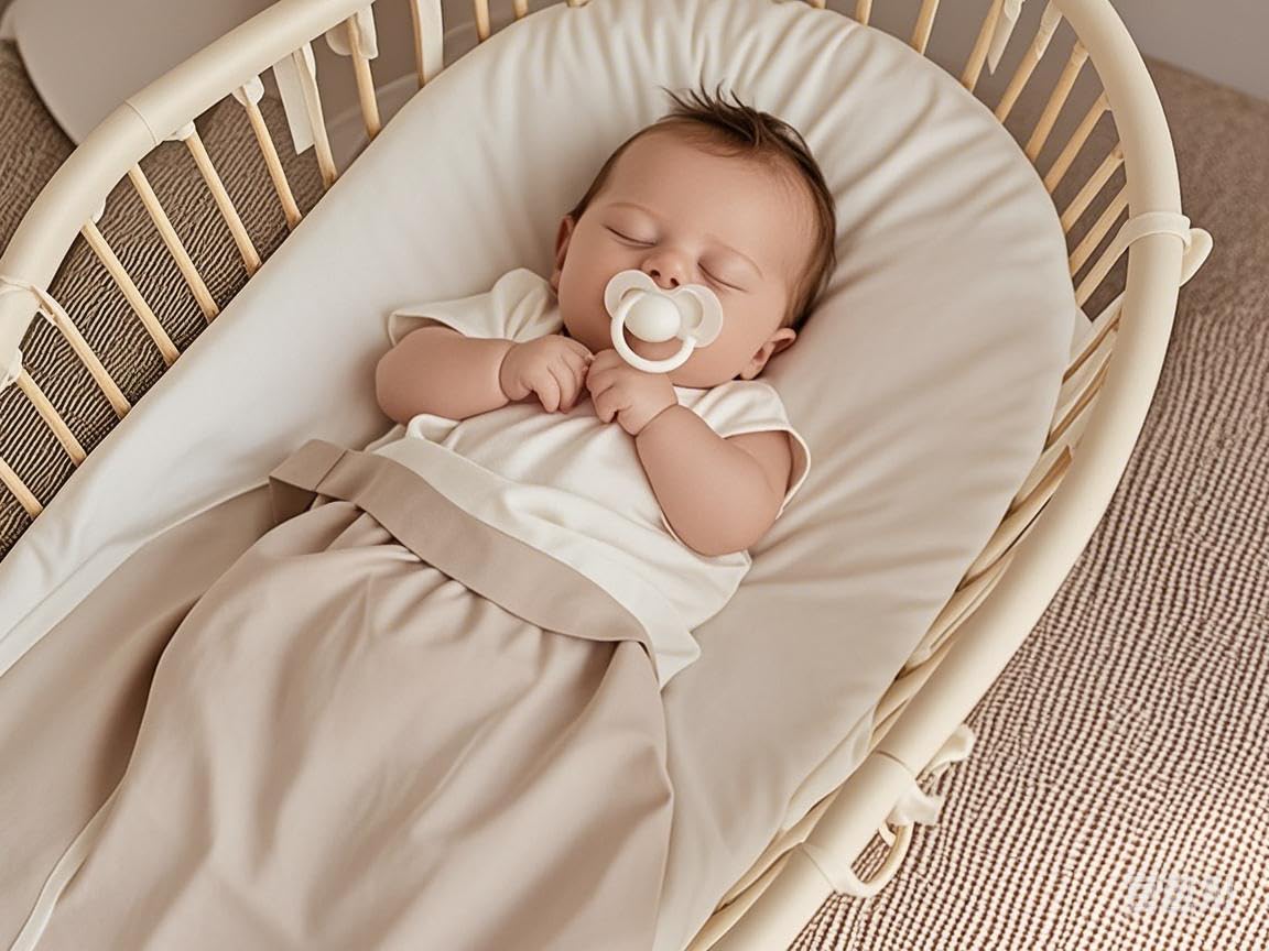 haleeone bassinet sheets 4pack on bassinet shows convenient ready-to-use kit.