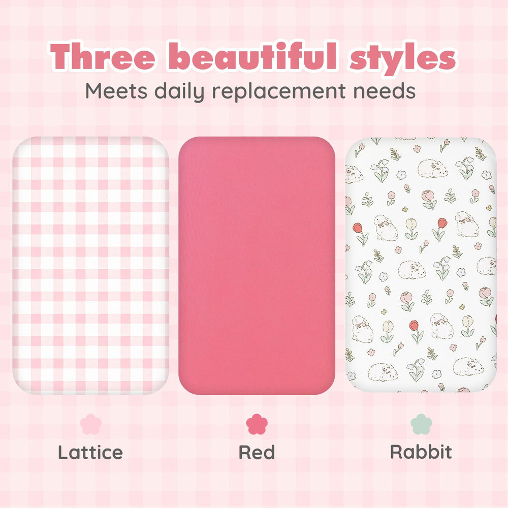 Haleeone sheets are machine-washable for easy care and quick changes.