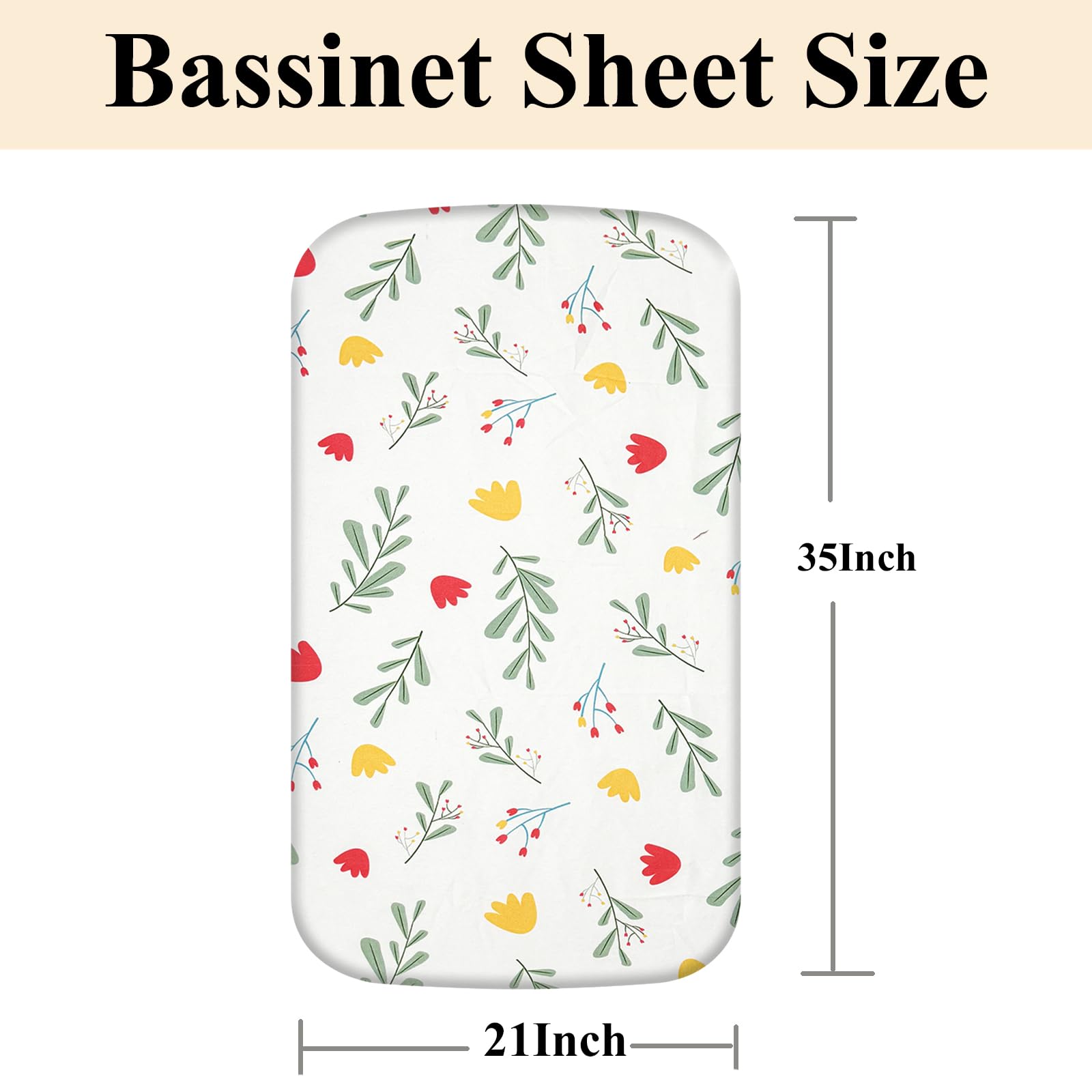 Haleeone bassinet sheets pink option complements nursery styling.