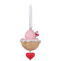Hallmark Keepsake Tweet Baby heart charm highlights sentimental keepsake for loved ones.