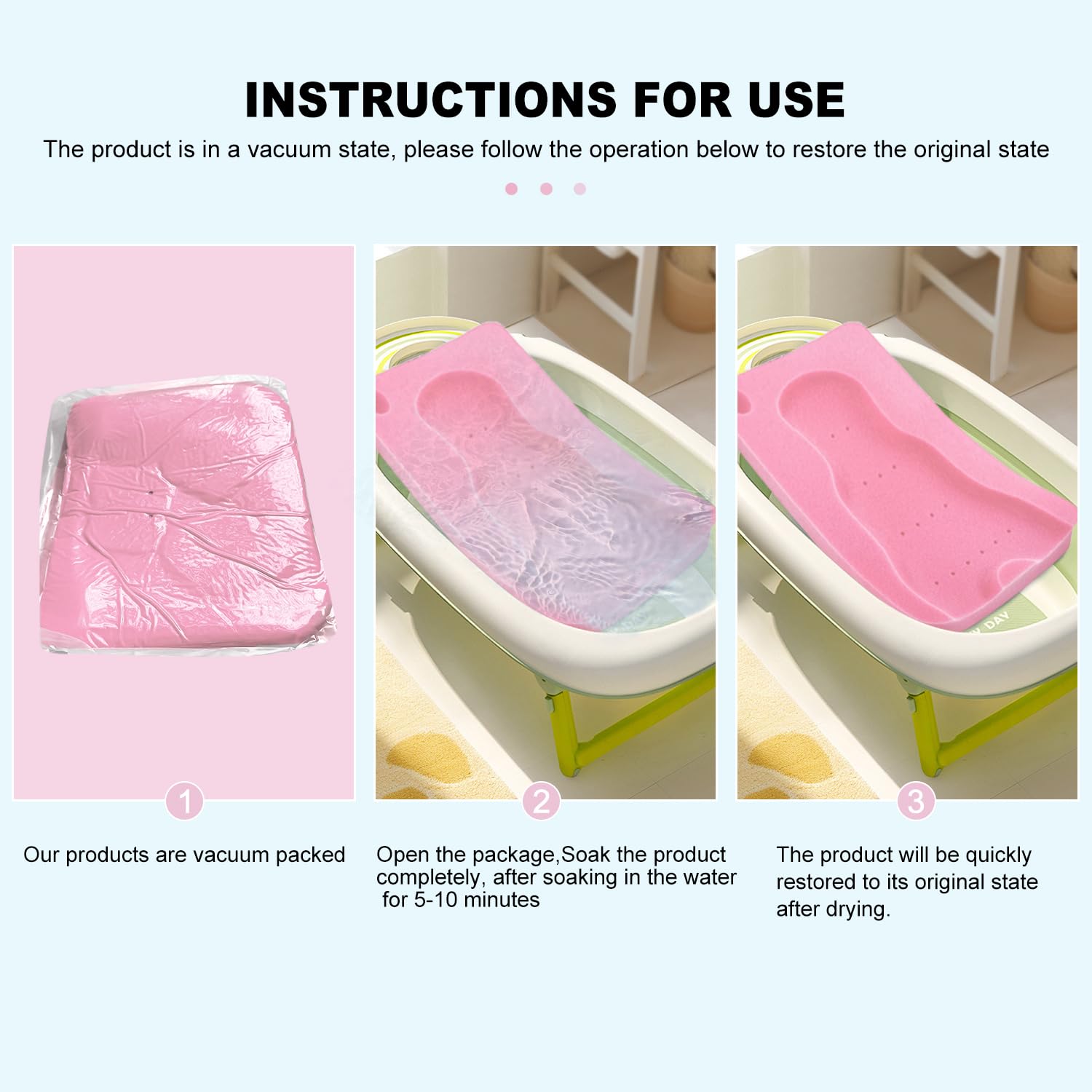 Hallo baby bath sponge pink left-ear soap-dish detail.