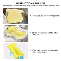 Hallo Infant Bath Sponge odor-free material highlights fresh bath experience