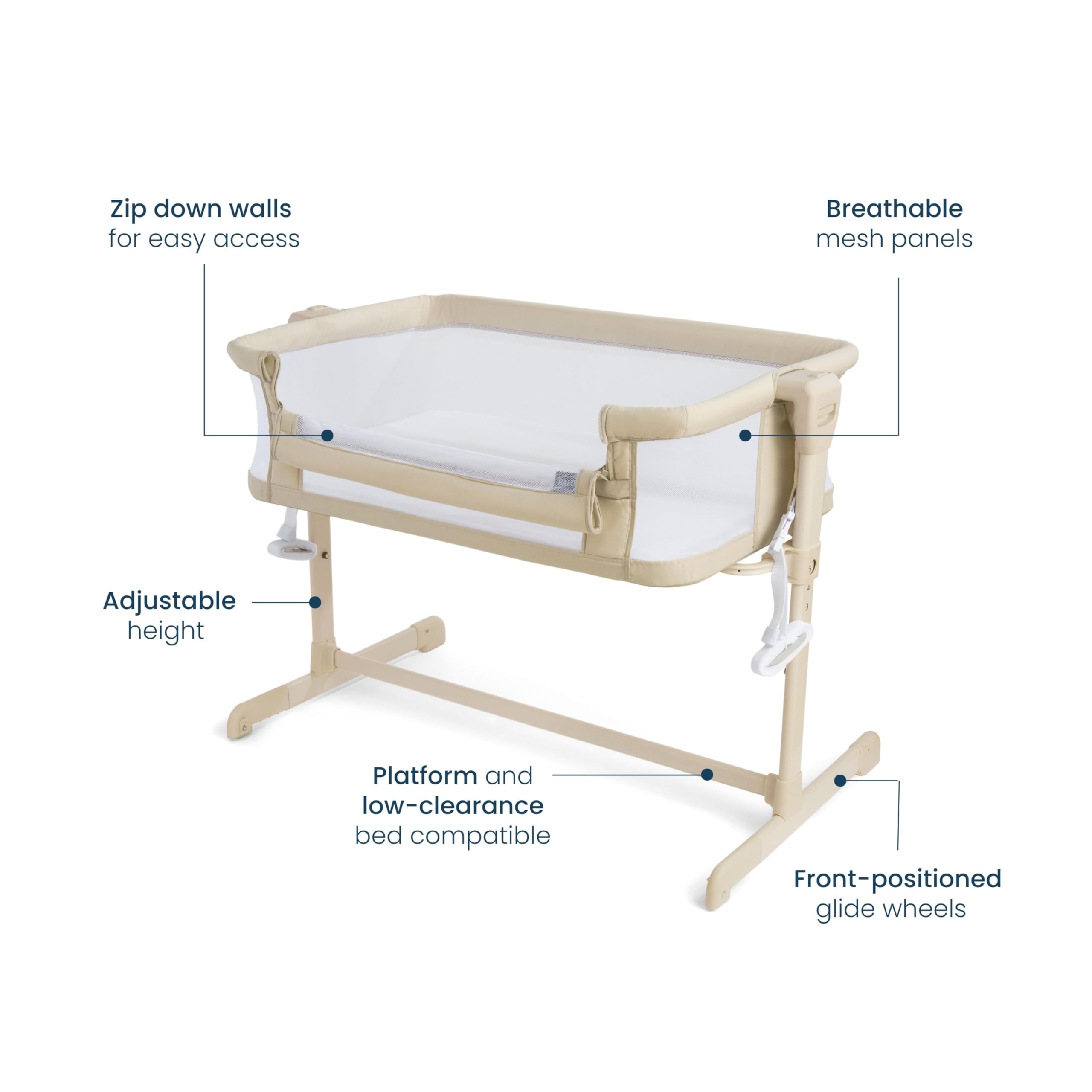 HALO BassiNest fitted sheet keeps baby cozy with a snug fit.