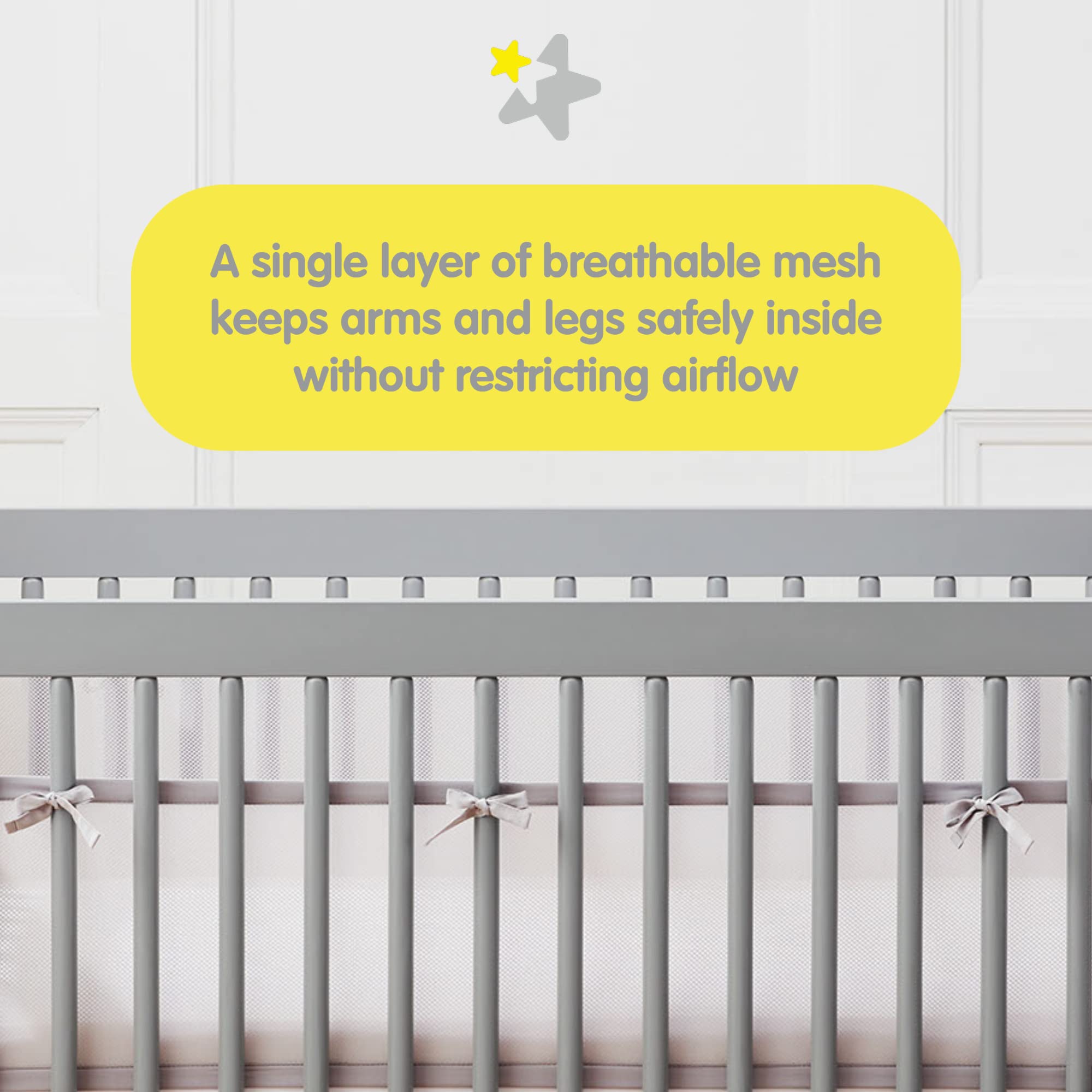 HALO BreathableBaby liner is machine washable for easy cleaning.