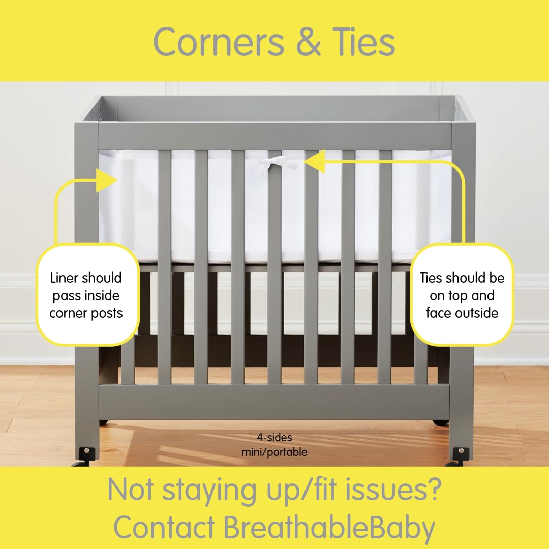 HALO BreathableBaby liner safety tested to ASTM F1917 without added chemicals.