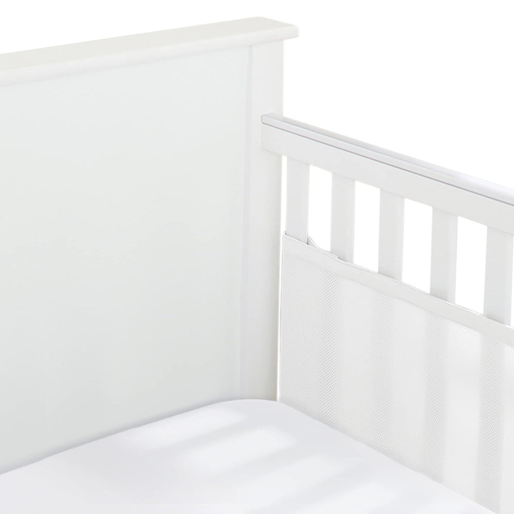 Halo BreathableMesh Liner fullsize crib side panel for safe, breathable coverage.