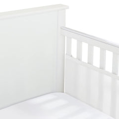 Halo BreathableMesh Liner fullsize crib side panel for safe, breathable coverage.
