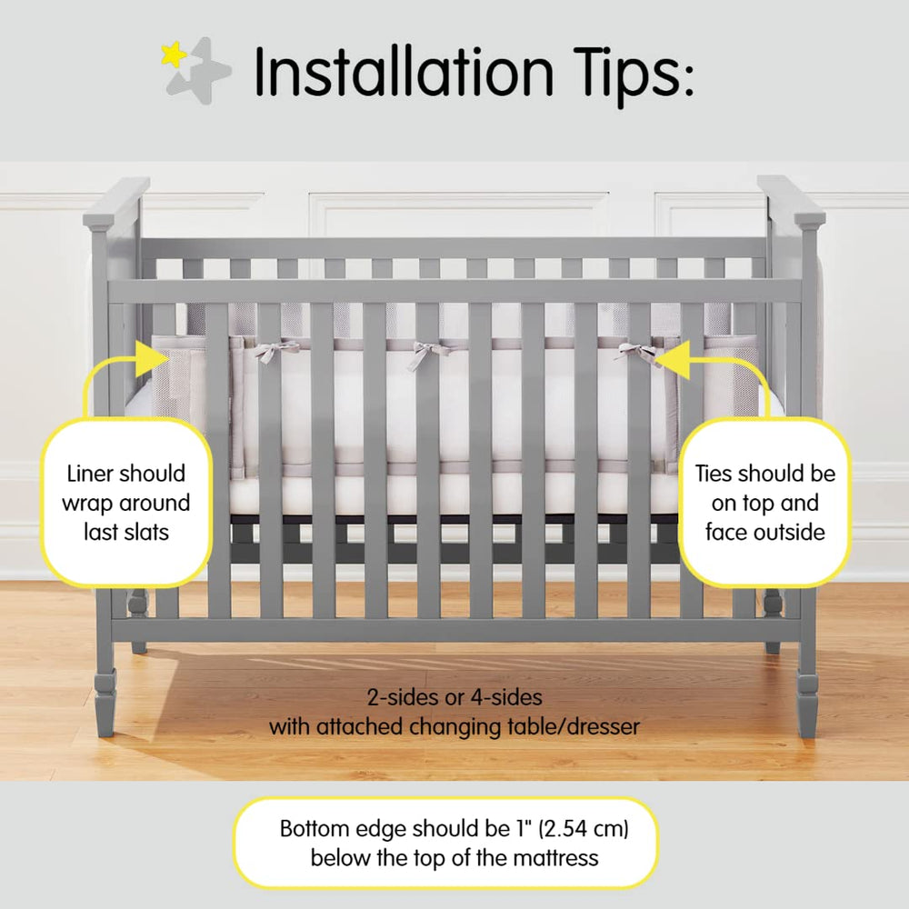 Halo BreathableMesh Liner machine-washable fabric simplifies cleaning after spills.