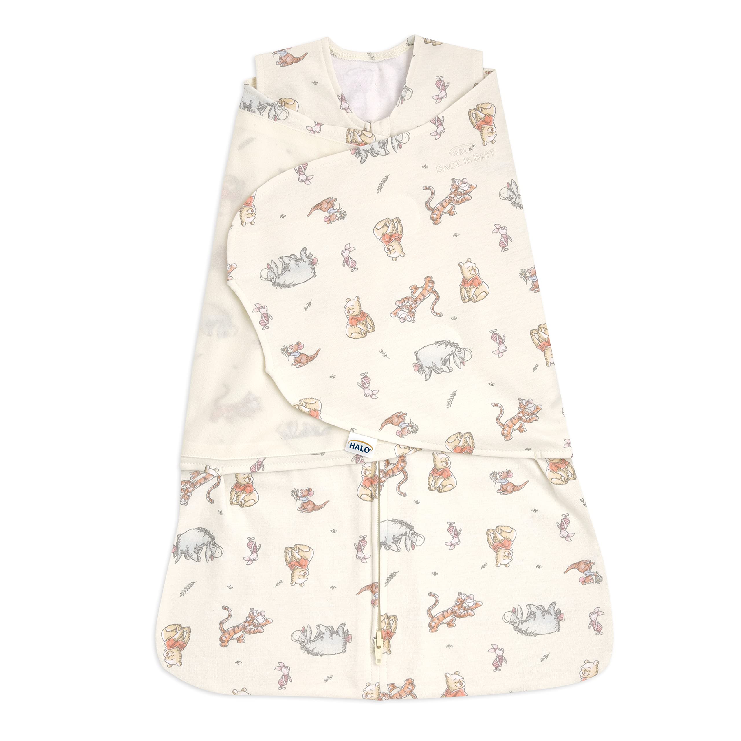 HALO Winnie Frolic sleepsack front view for cozy newborn warmth
