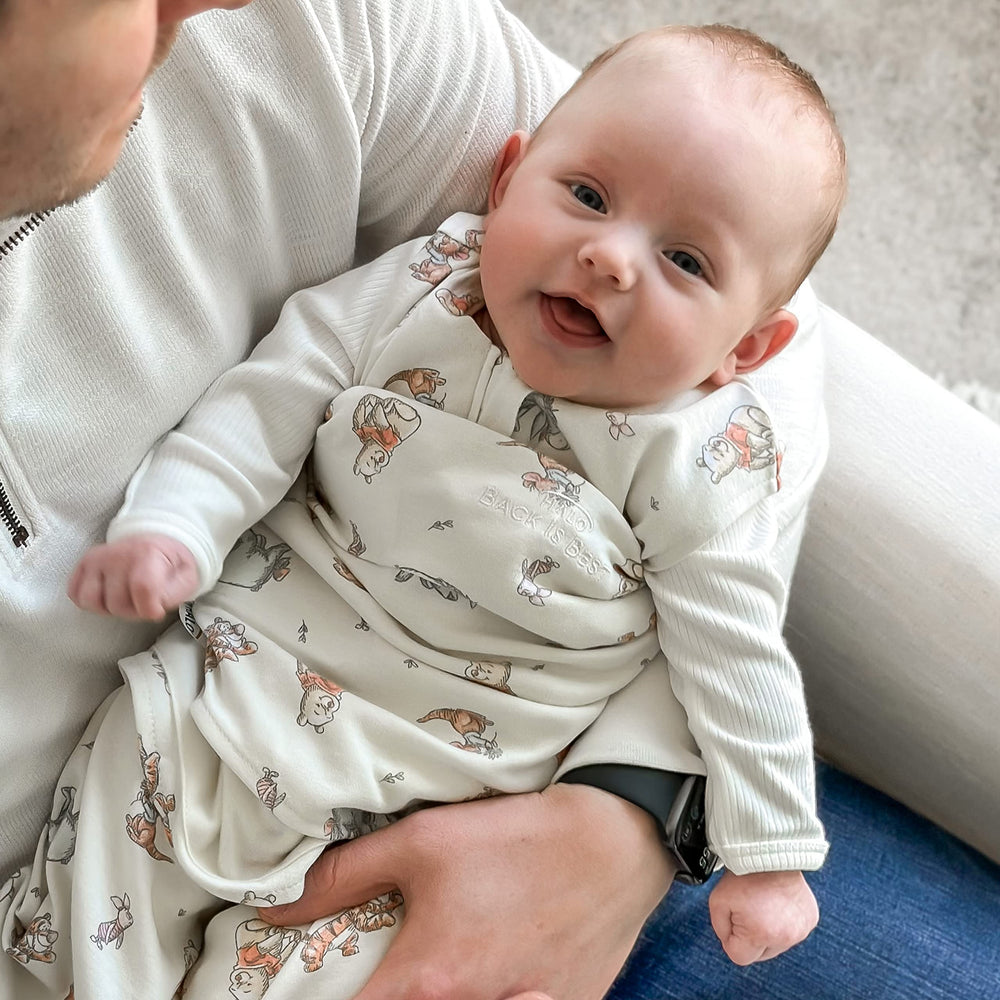 HALO Winnie Frolic sleepsack sleeveless design reduces overheating