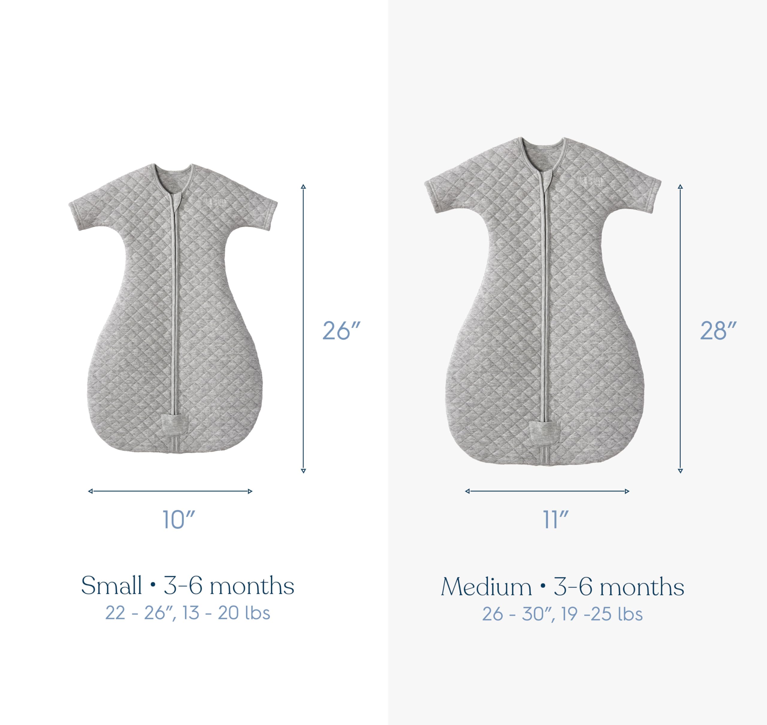 HALO Easy Transition Sleepsack machine-washable fabric for easy care in Heather Pink Small