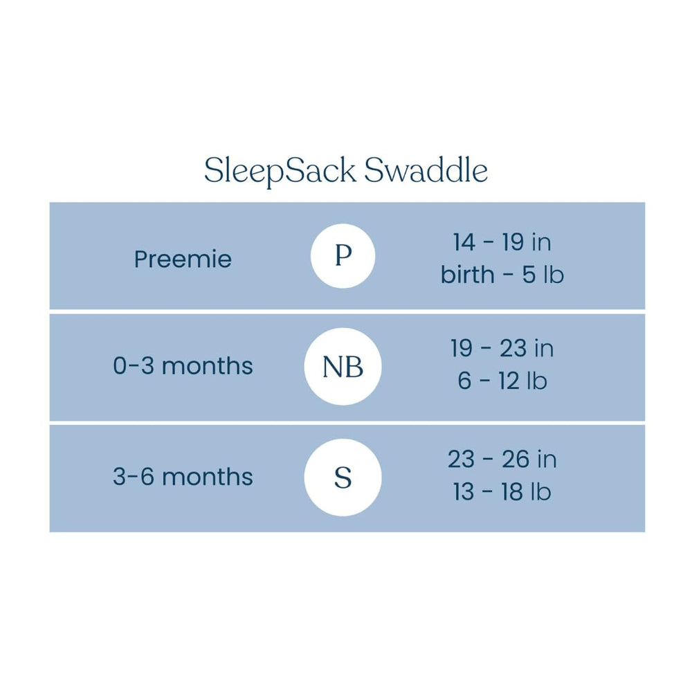 Halo Lamb Scribble White Sleepsack Swaddle folded-pack image suggests portability