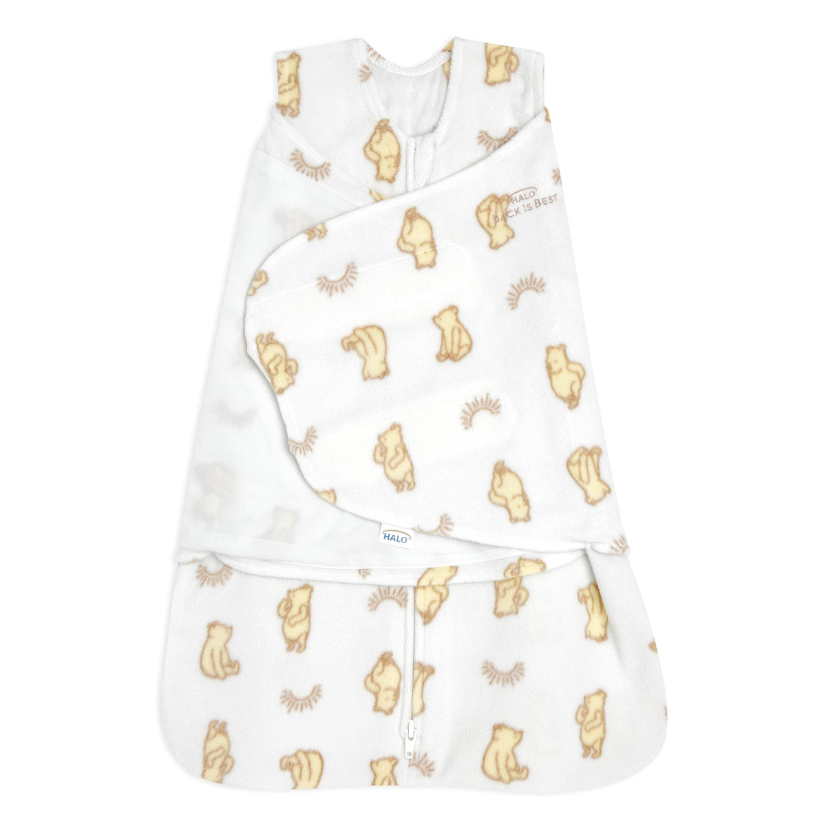 HALO SleepSack Swaddle Sunshine Winnie small arms-in for cozy sleep